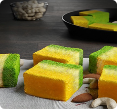 Keshar Badam Pista Barfi